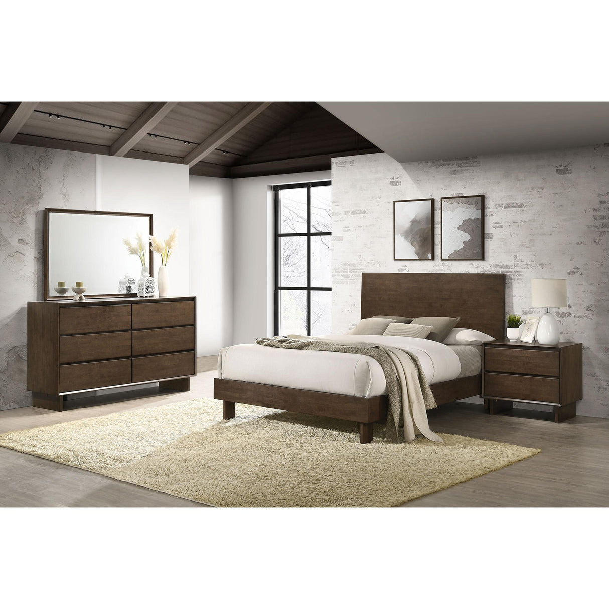 Coaster Furniture Glenwood 225011Q-S4 6 pc Queen Panel Bedroom Set IMAGE 1