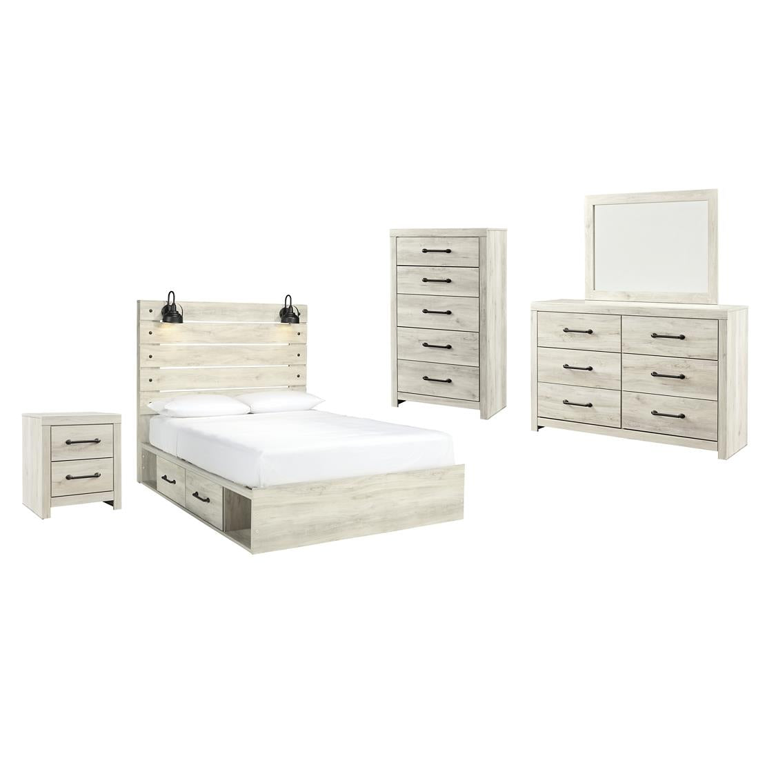 Signature Design by Ashley Cambeck B192B60 7 pc Queen Panel Bedroom Set IMAGE 1