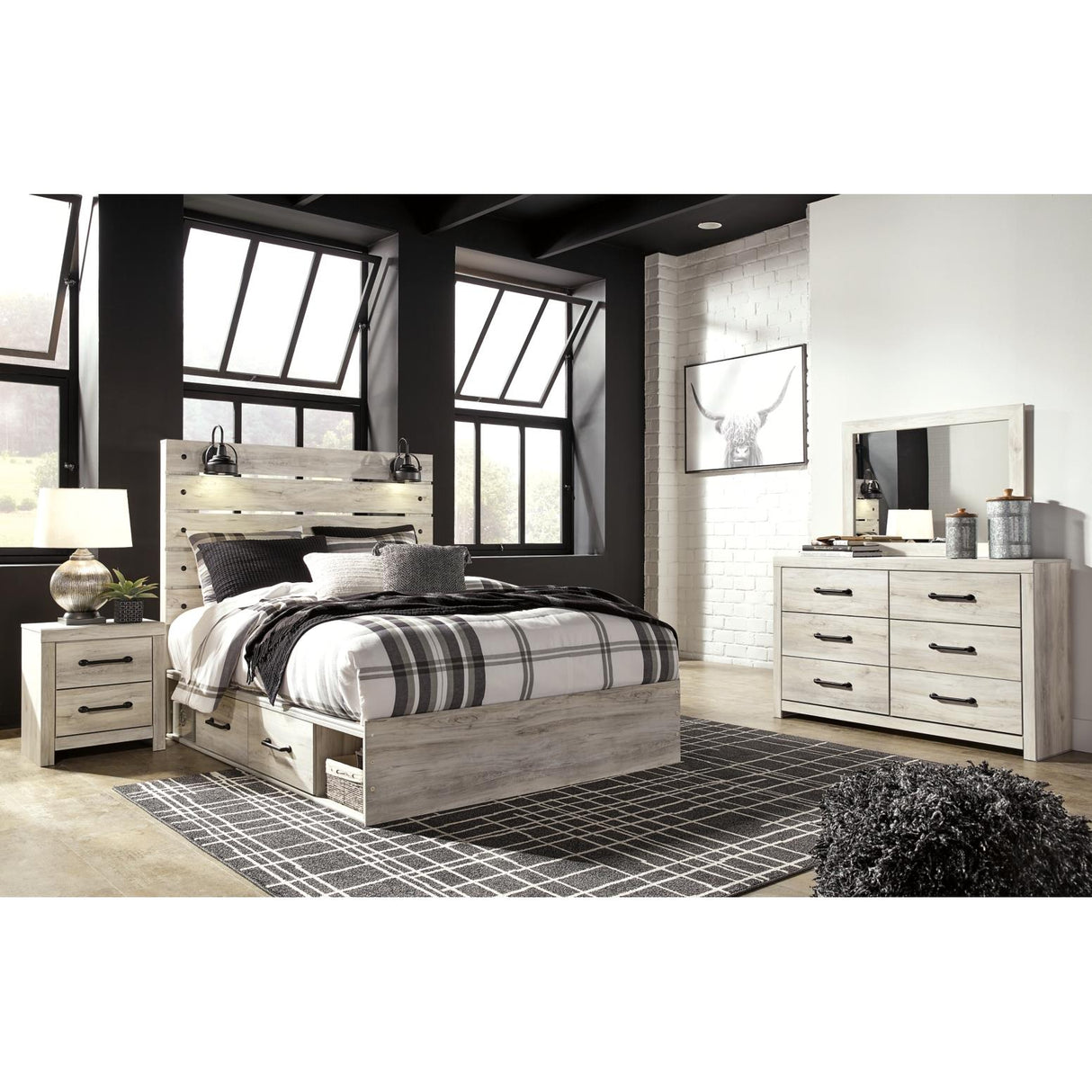 Signature Design by Ashley Cambeck B192B71 7 pc Queen Panel Bedroom Set IMAGE 1