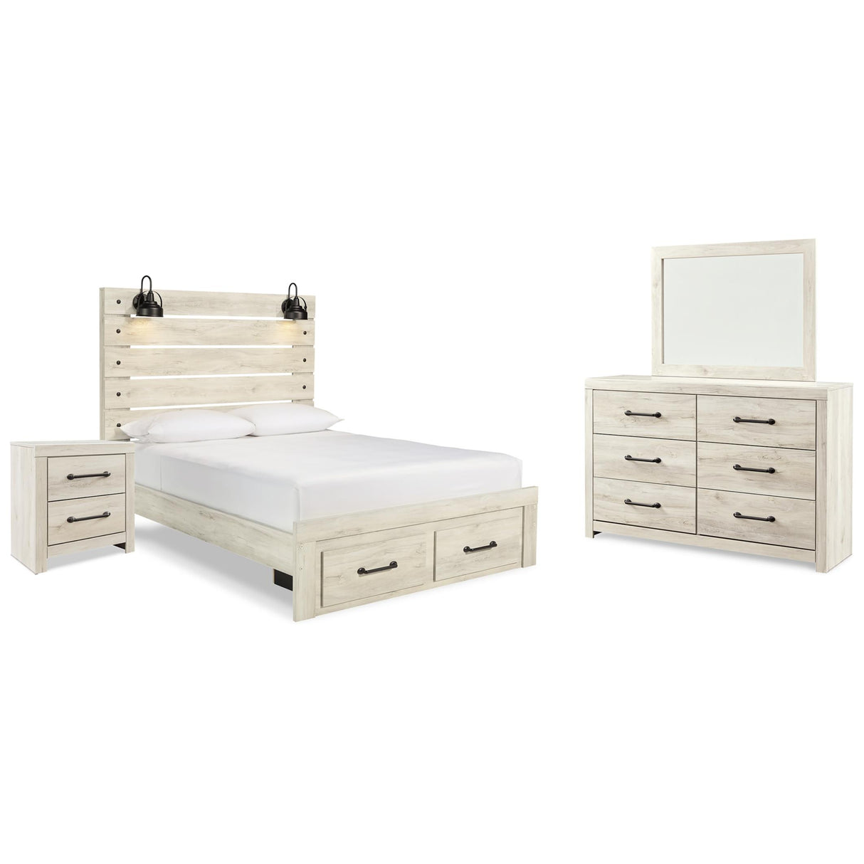 Signature Design by Ashley Cambeck B192B74 6 pc Queen Panel Bedroom Set IMAGE 1