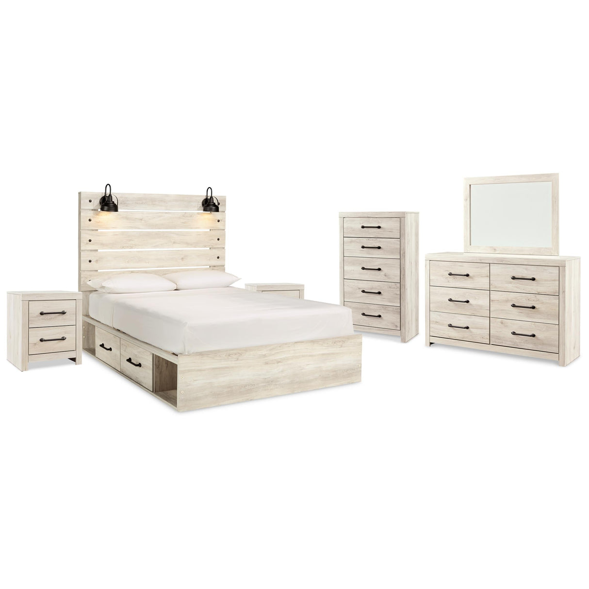 Signature Design by Ashley Cambeck B192B100 8 pc Queen Panel Bedroom Set IMAGE 2