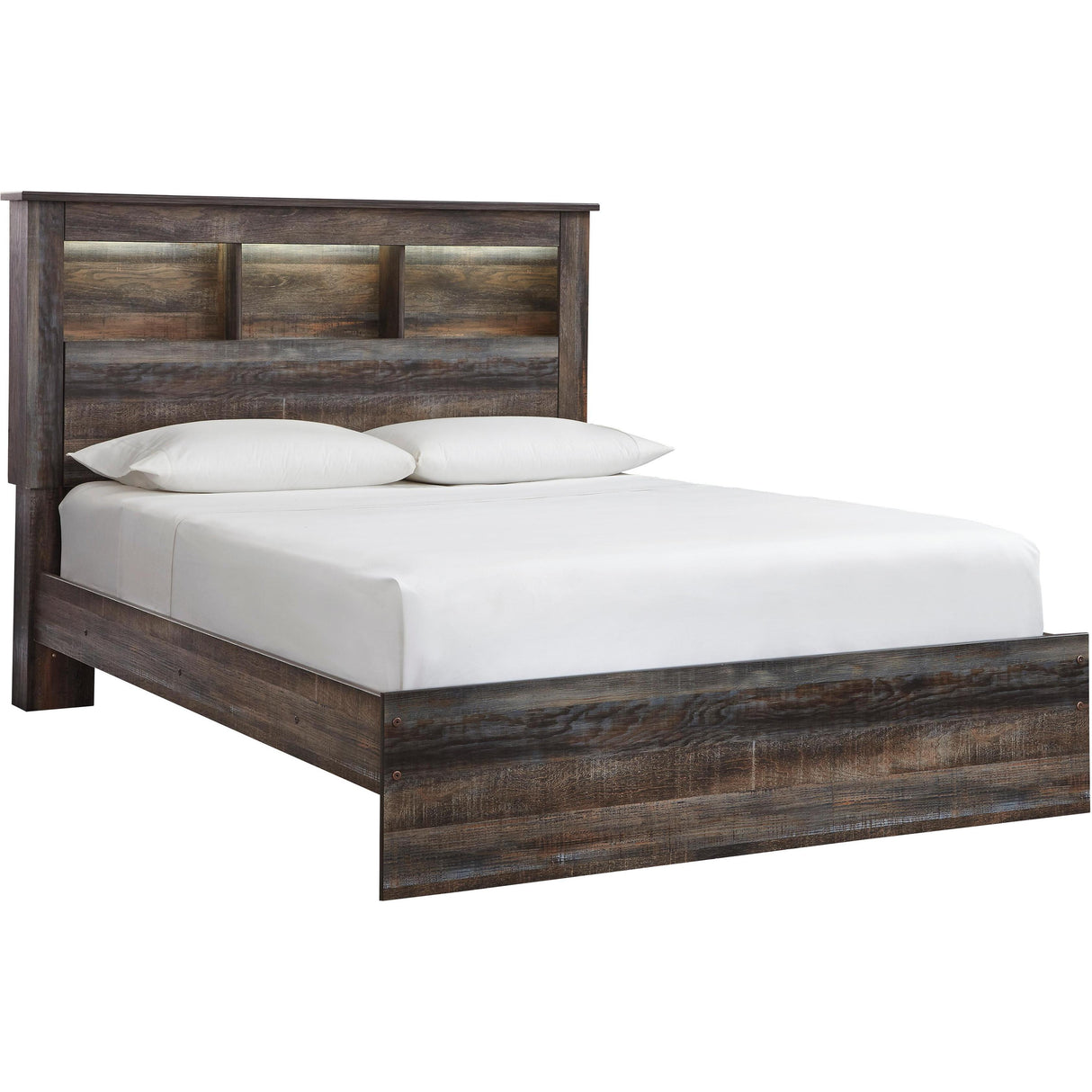 Signature Design by Ashley Drystan B211B95 6 pc Queen Bookcase Bedroom Set IMAGE 2