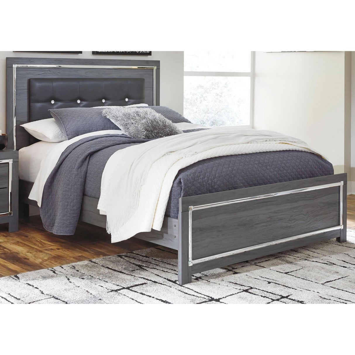 Signature Design by Ashley Lodanna B214B49 8 pc Queen Panel Bedroom Set IMAGE 2