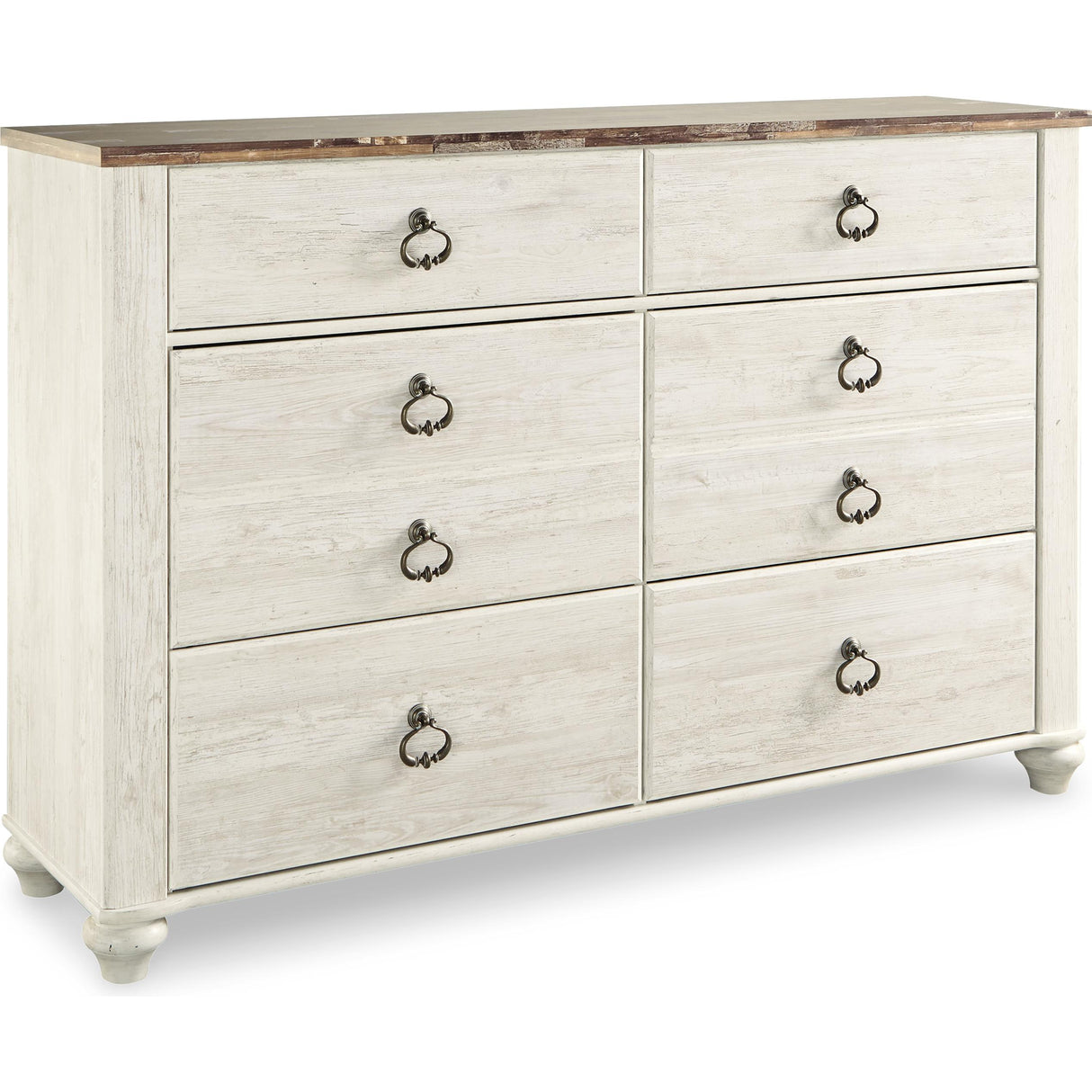Signature Design by Ashley Willowton B267B57 7 pc Queen Sleigh Bedroom Set IMAGE 3