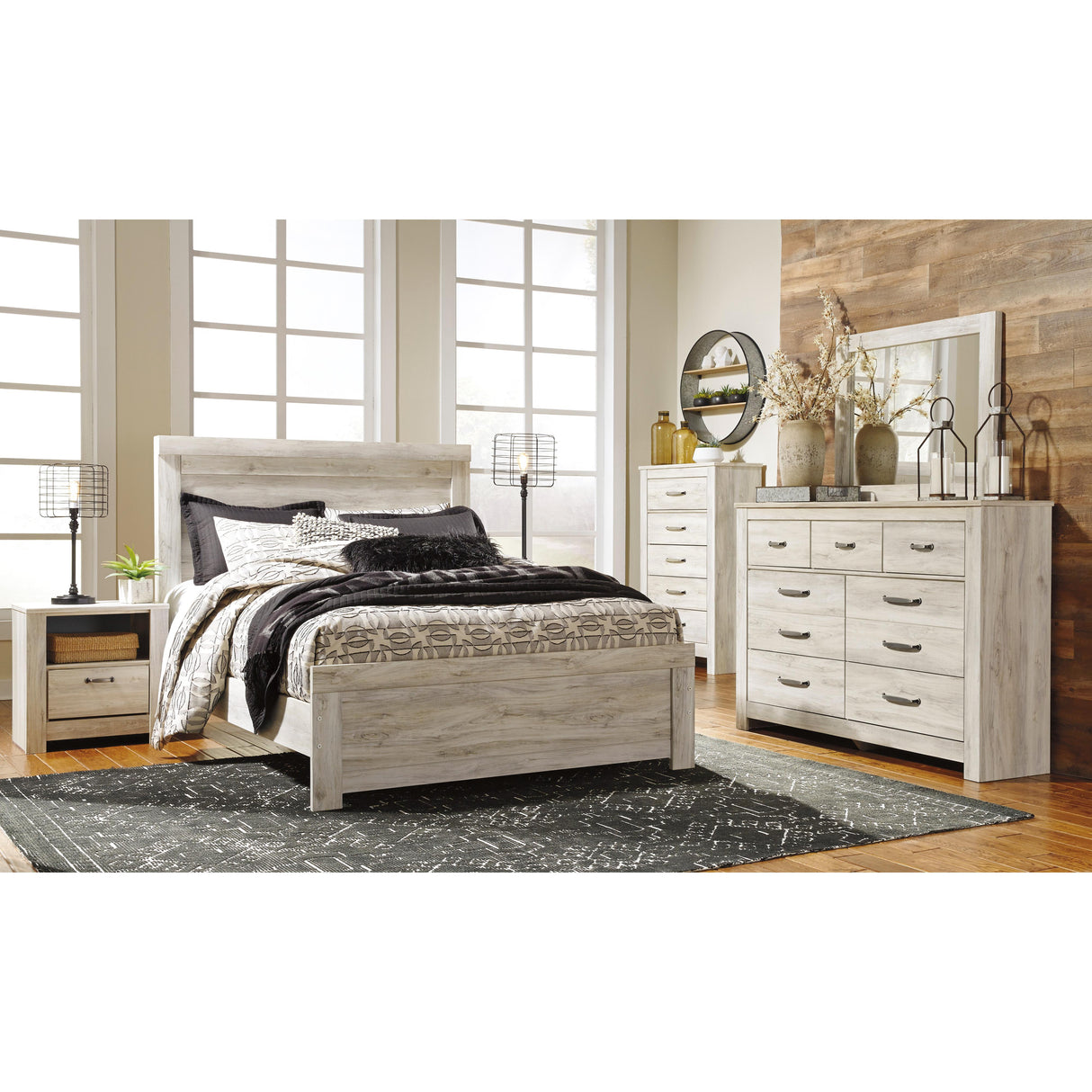 Signature Design by Ashley Bellaby B331B20 8 pc King Panel Bedroom Set IMAGE 1