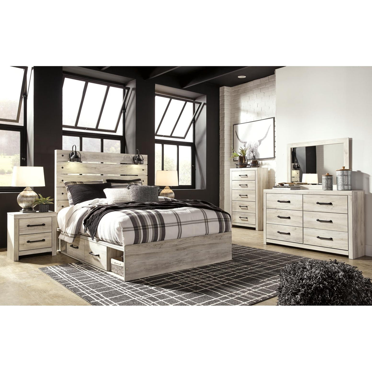 Signature Design by Ashley Cambeck B192B102 8 pc King Panel Bedroom Set IMAGE 1