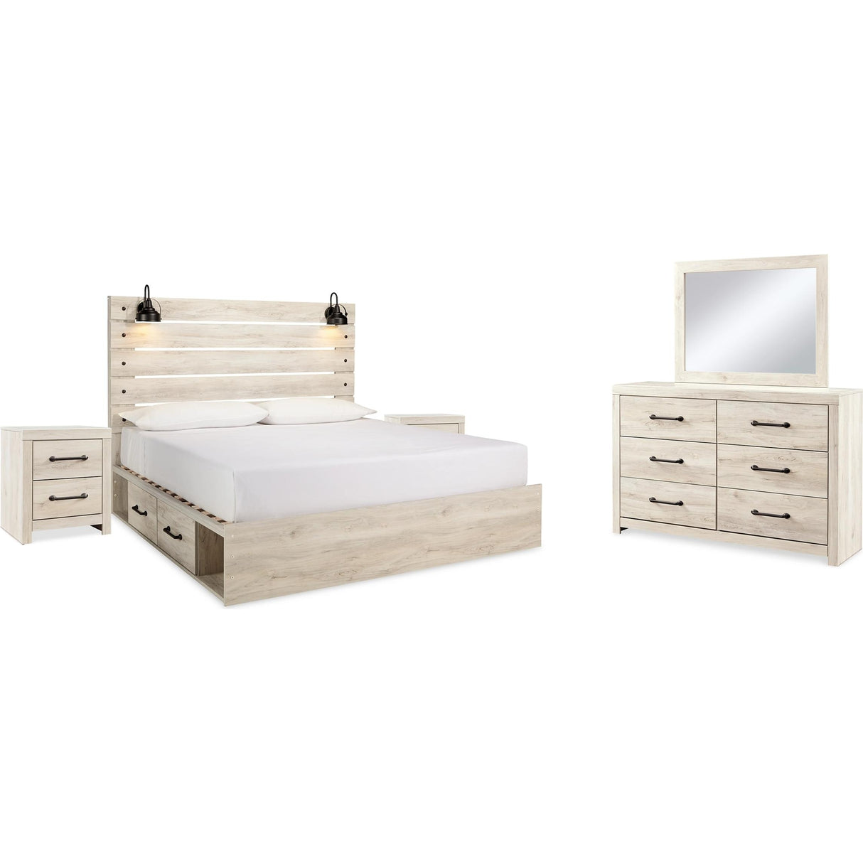 Signature Design by Ashley Cambeck B192B58 7 pc King Storage Panel Bedroom Set IMAGE 1
