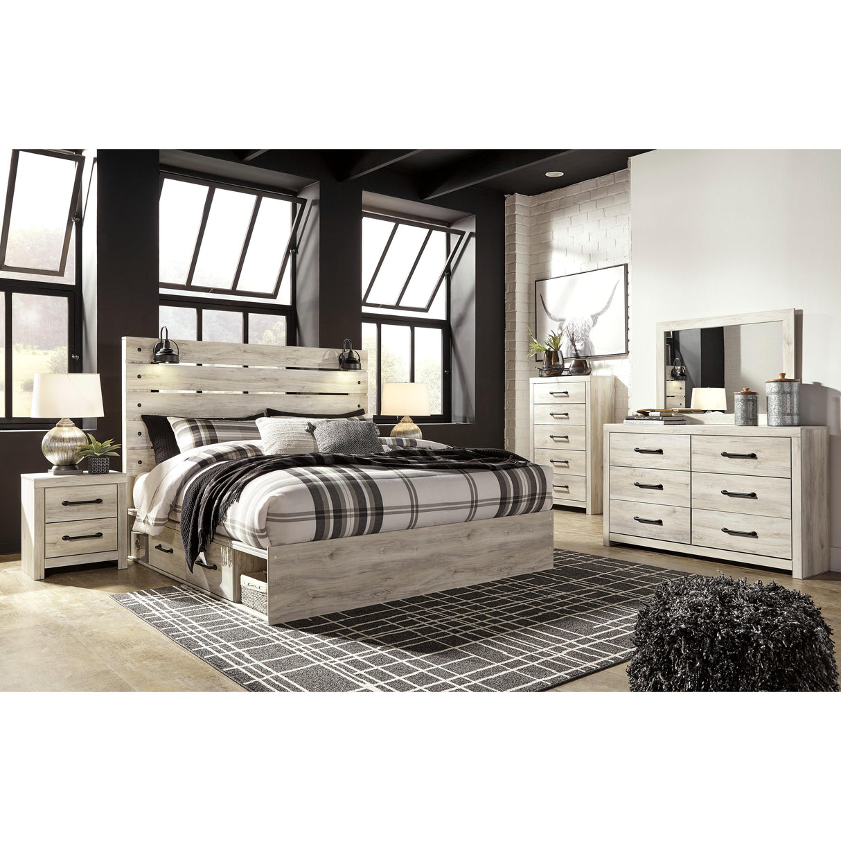 Signature Design by Ashley Cambeck B192B78 8 pc King Storage Panel Bedroom Set IMAGE 1