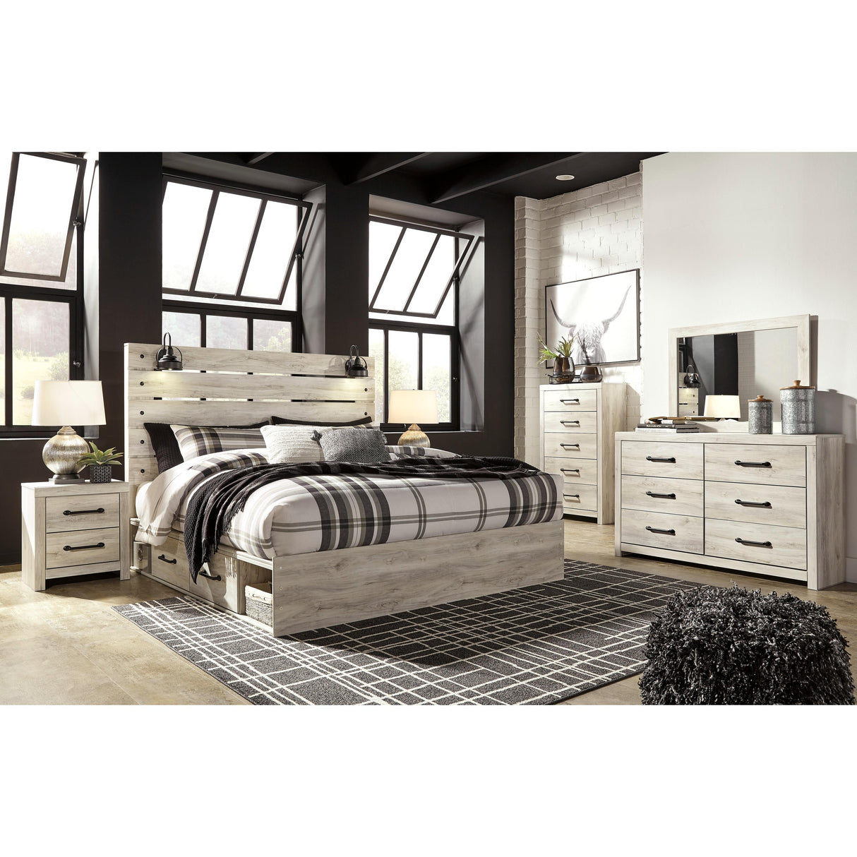 Signature Design by Ashley Cambeck B192B83 8 pc King Storage Panel Bedroom Set IMAGE 1