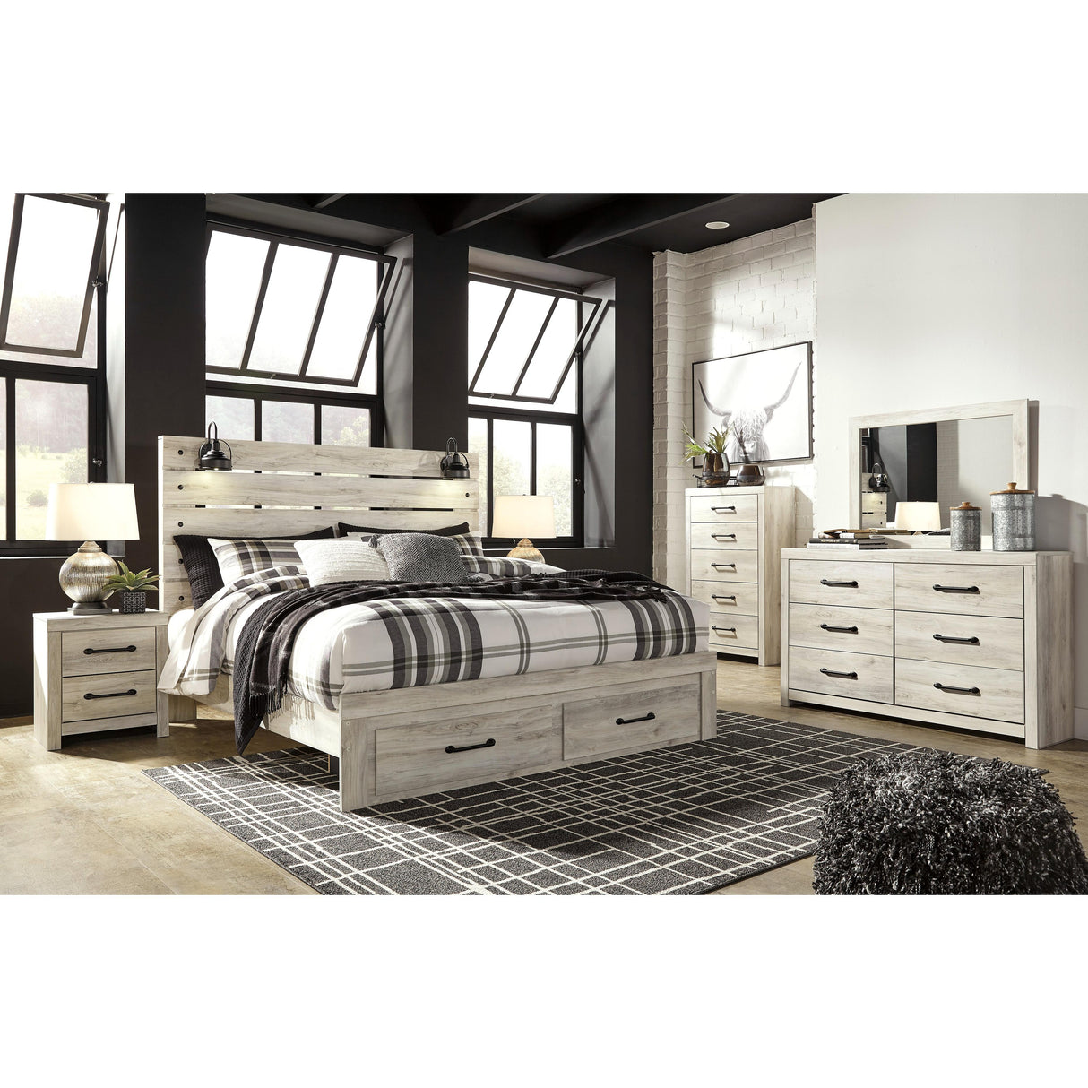 Signature Design by Ashley Cambeck B192B86 8 pc King Storage Panel Bedroom Set IMAGE 1