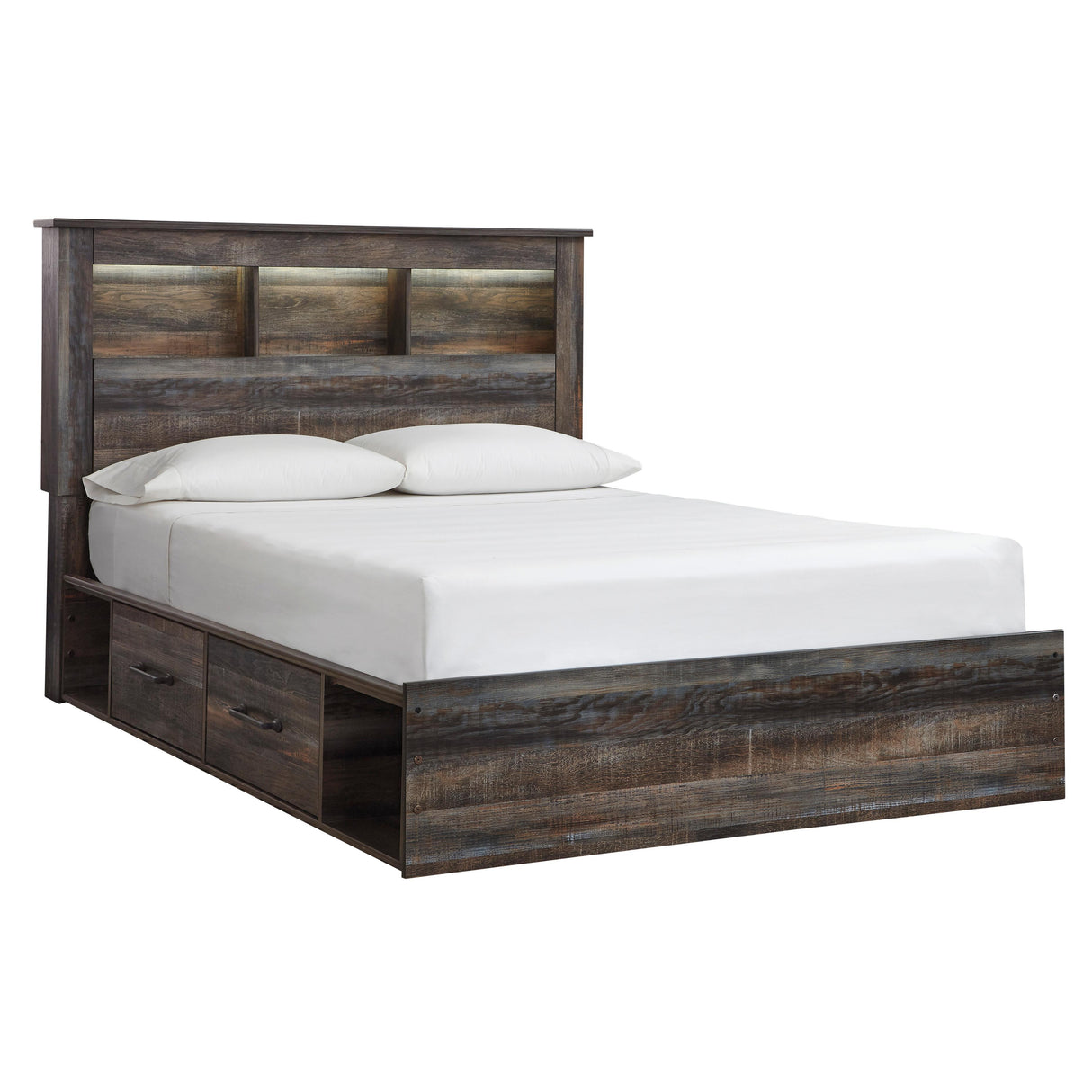 Signature Design by Ashley Drystan B211B80 8 pc King Bookcase Bedroom Set IMAGE 2