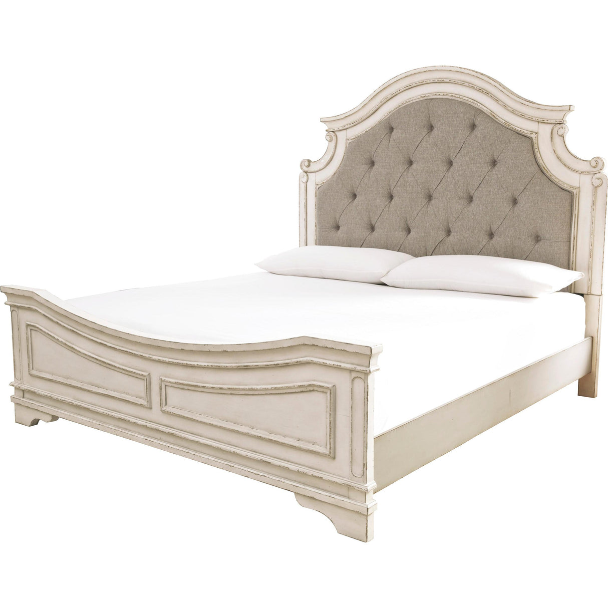 Signature Design by Ashley Realyn B743B48 8 pc King Upholstered Panel Bedroom Set IMAGE 2