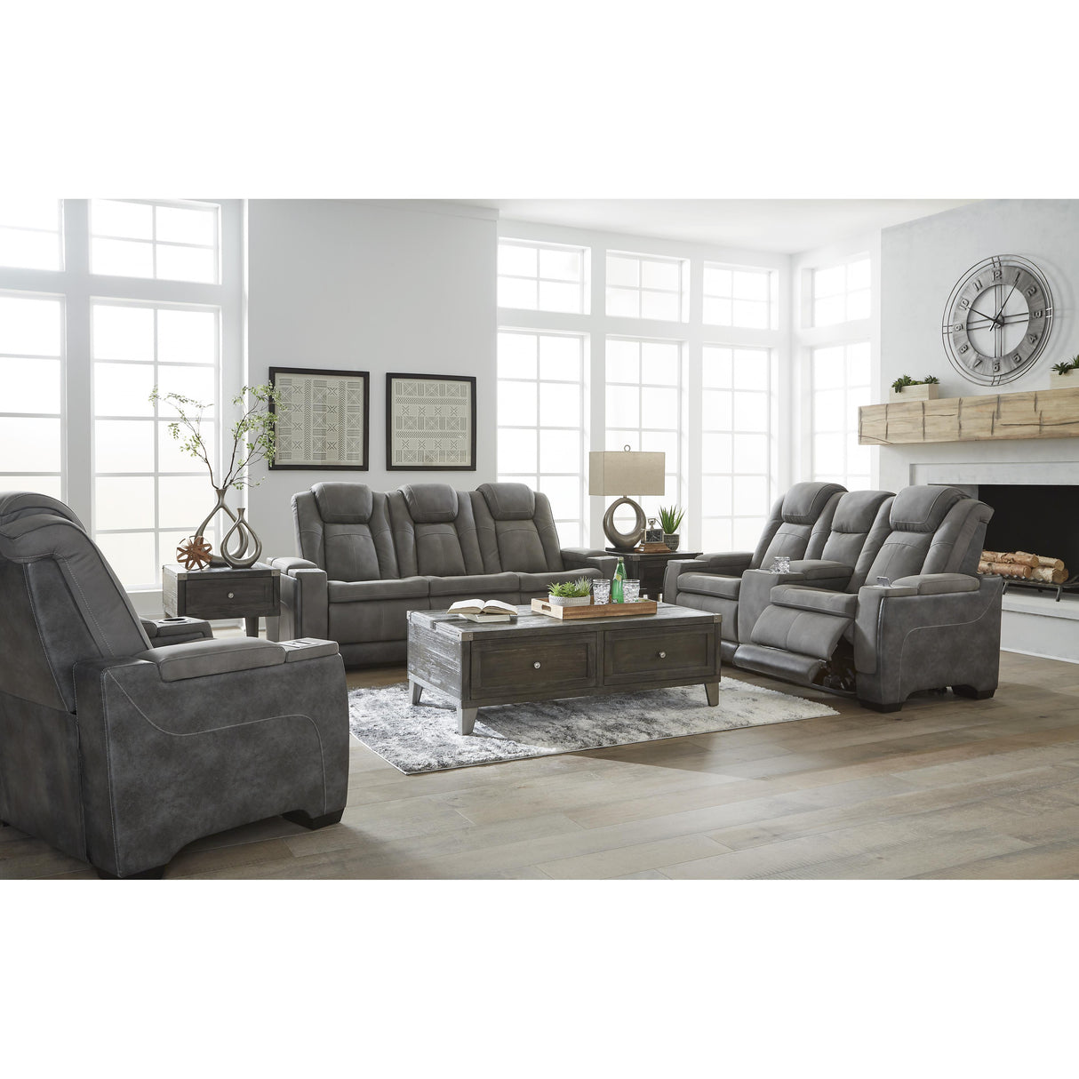 Signature Design by Ashley Next-Gen Durapella 22004U2 3 pc Power Reclining Living Room Set IMAGE 1
