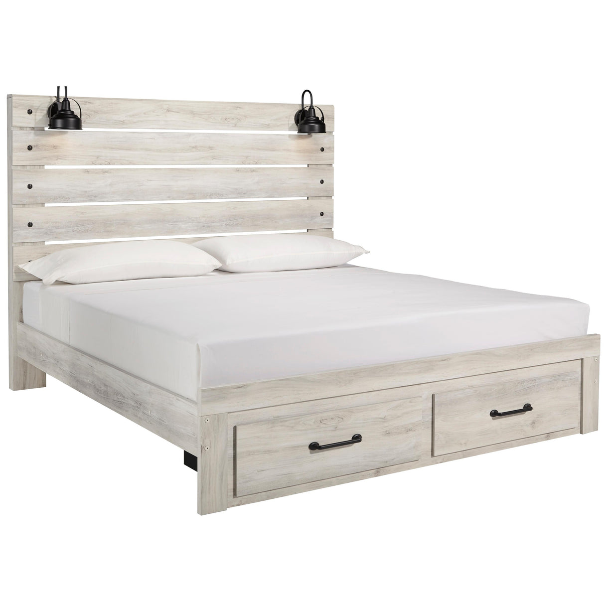Signature Design by Ashley Cambeck B192B127 6 pc King Panel Storage Bedroom Set IMAGE 2