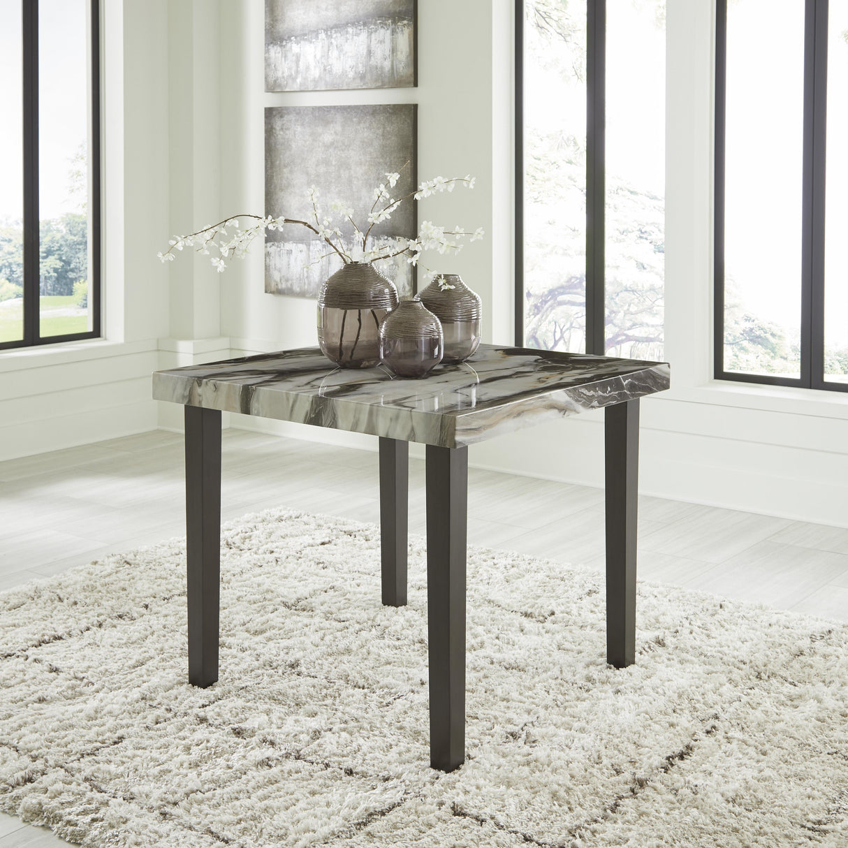 Signature Design by Ashley Jeshina PCD581 5 pc Counter Height Dining Set IMAGE 2