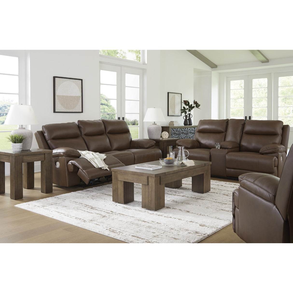 Signature Design by Ashley VonRyan U10400U2 3 pc Power Reclining Living Room Set IMAGE 1