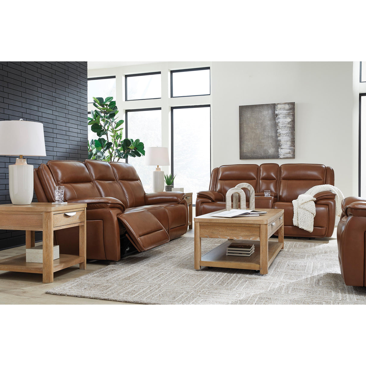 Signature Design by Ashley Healy Pier U11204U2 3 pc Power Reclining Living Room Set IMAGE 2