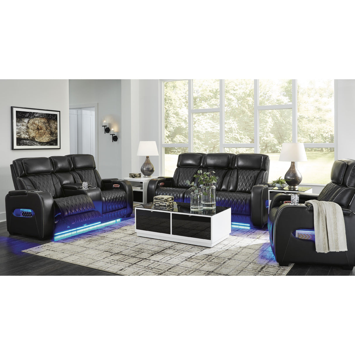 Signature Design by Ashley Boyington U27106U2 3 pc Power Reclining Living Room Set IMAGE 3