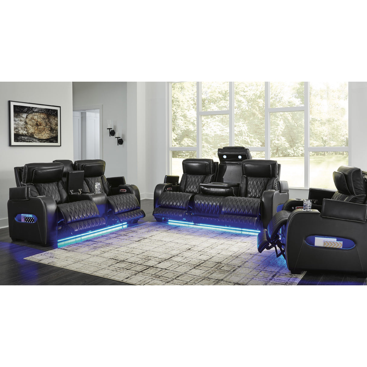 Signature Design by Ashley Boyington U27106U2 3 pc Power Reclining Living Room Set IMAGE 5