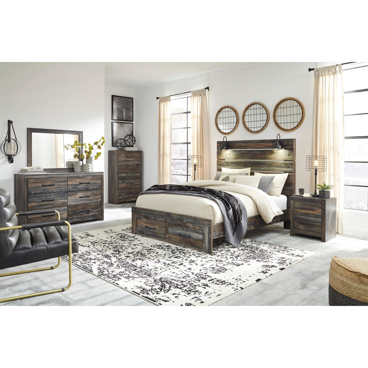 Signature Design by Ashley Drystan B211B107 6 pc Queen Storage Bedroom Set IMAGE 1