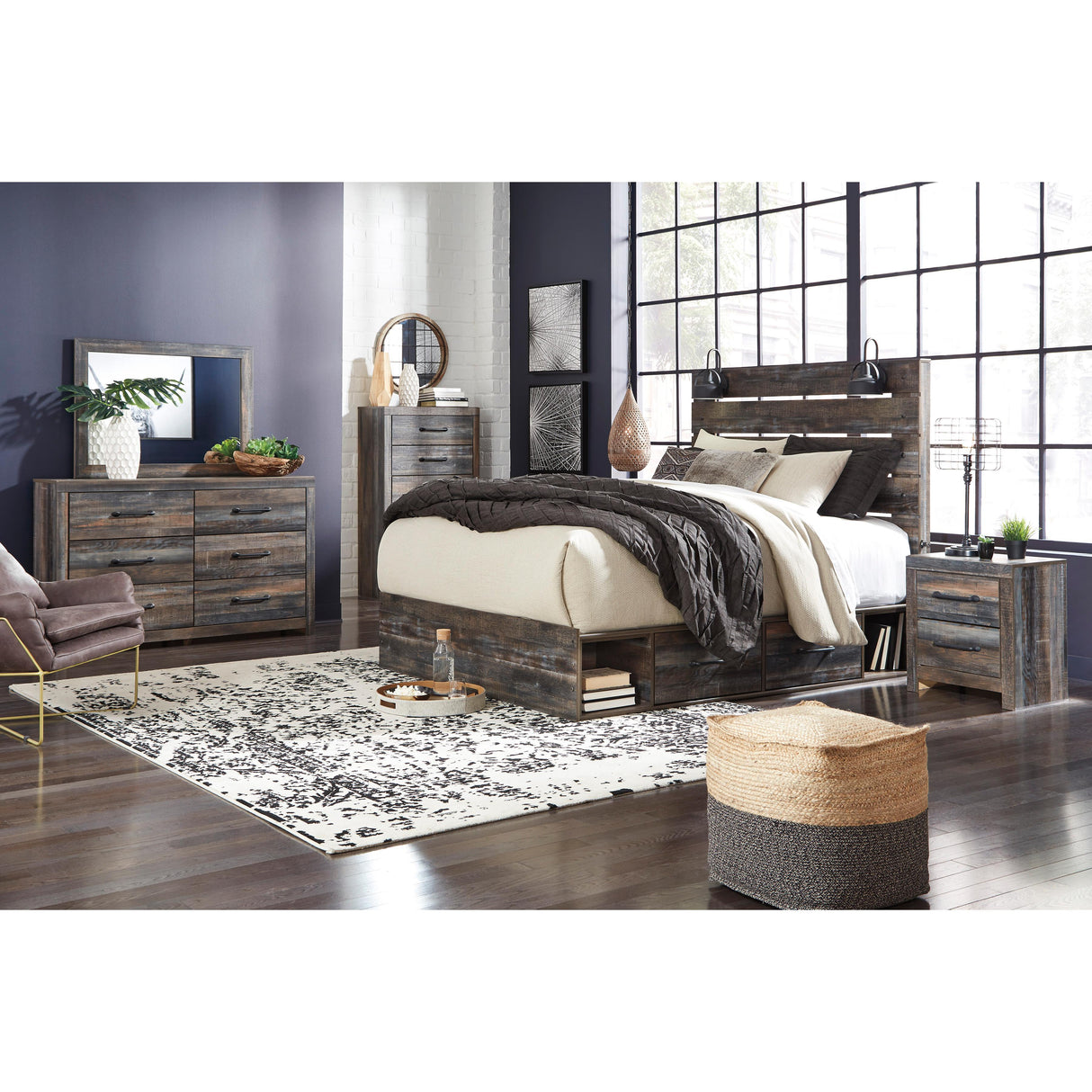 Signature Design by Ashley Drystan B211B109 6 pc Queen Storage Bedroom Set IMAGE 1