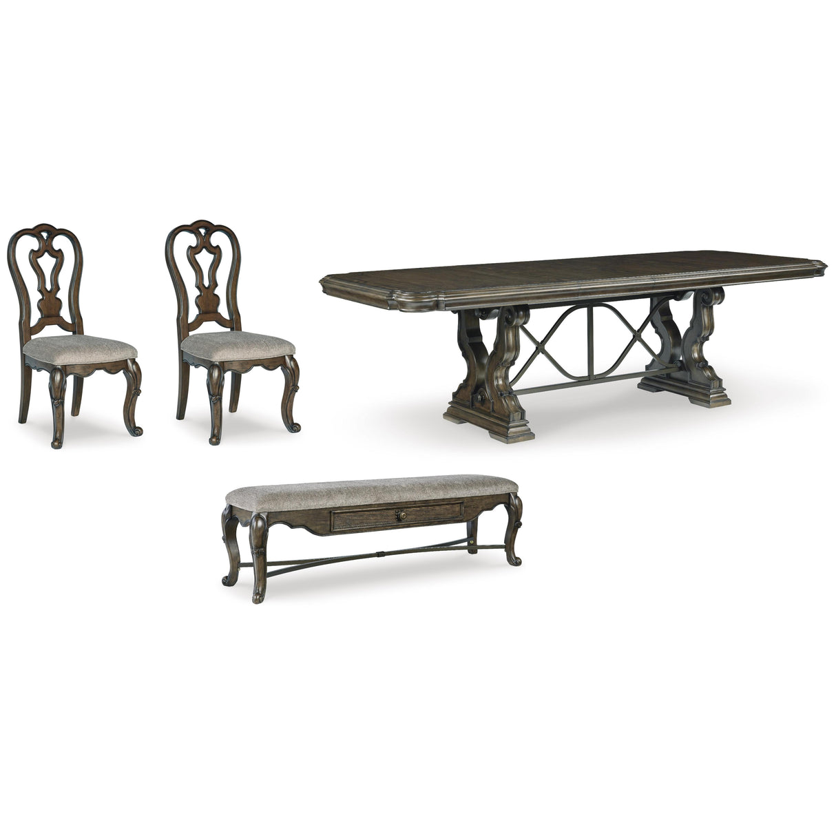 Signature Design by Ashley Maylee D947D12 4 pc Dining Set IMAGE 1