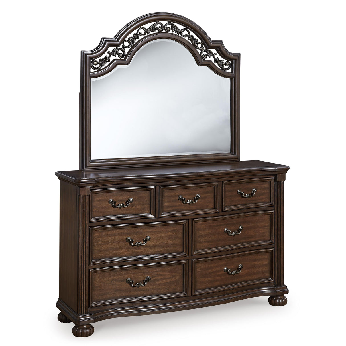 Signature Design by Ashley Lavinton B764B14 7 pc Queen Poster Bedroom Set IMAGE 3
