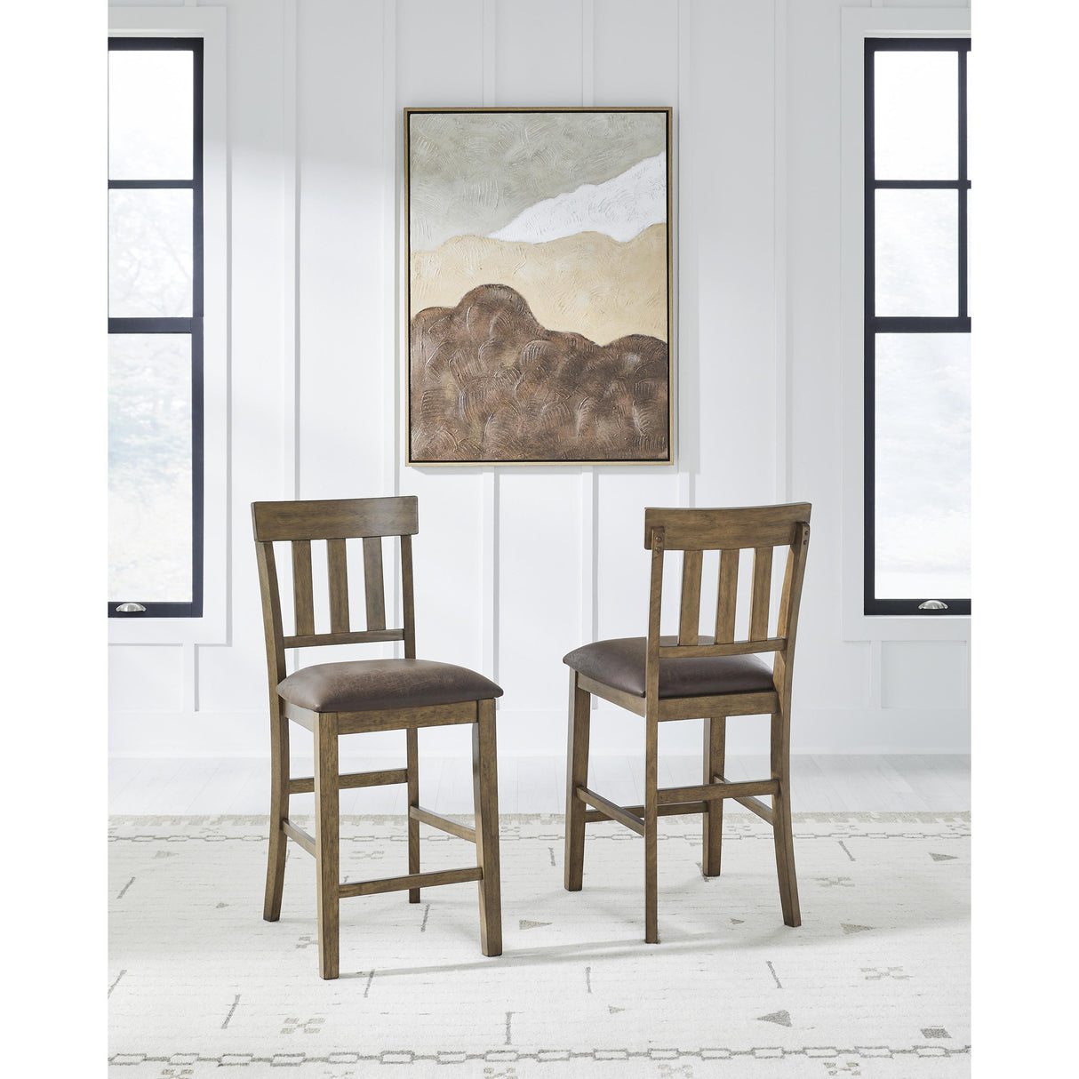 Signature Design by Ashley Urbinforte PCD592 7 pc Counter Height Dining Set IMAGE 3