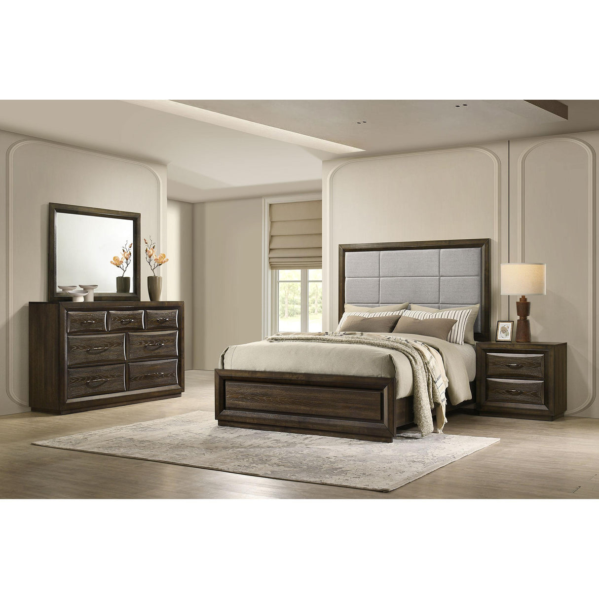Coaster Furniture Atlas 215971Q-S4 6 pc Queen Panel Bedroom Set IMAGE 1