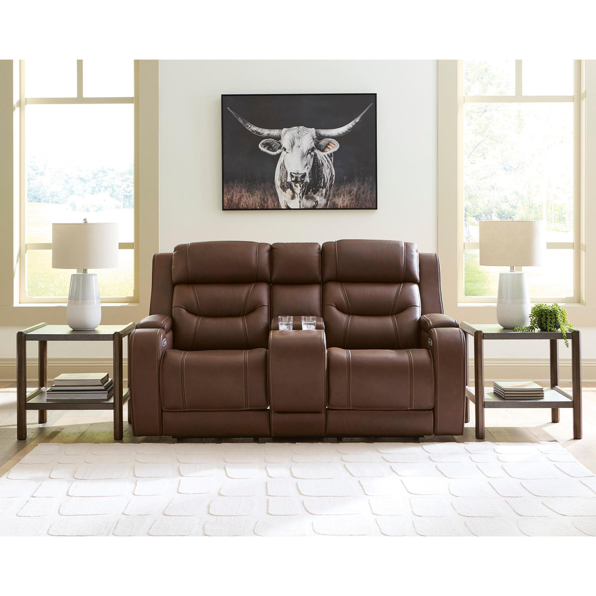 Signature Design by Ashley Knightington PCU11602 2 pc Power Reclining Living Room Set IMAGE 4