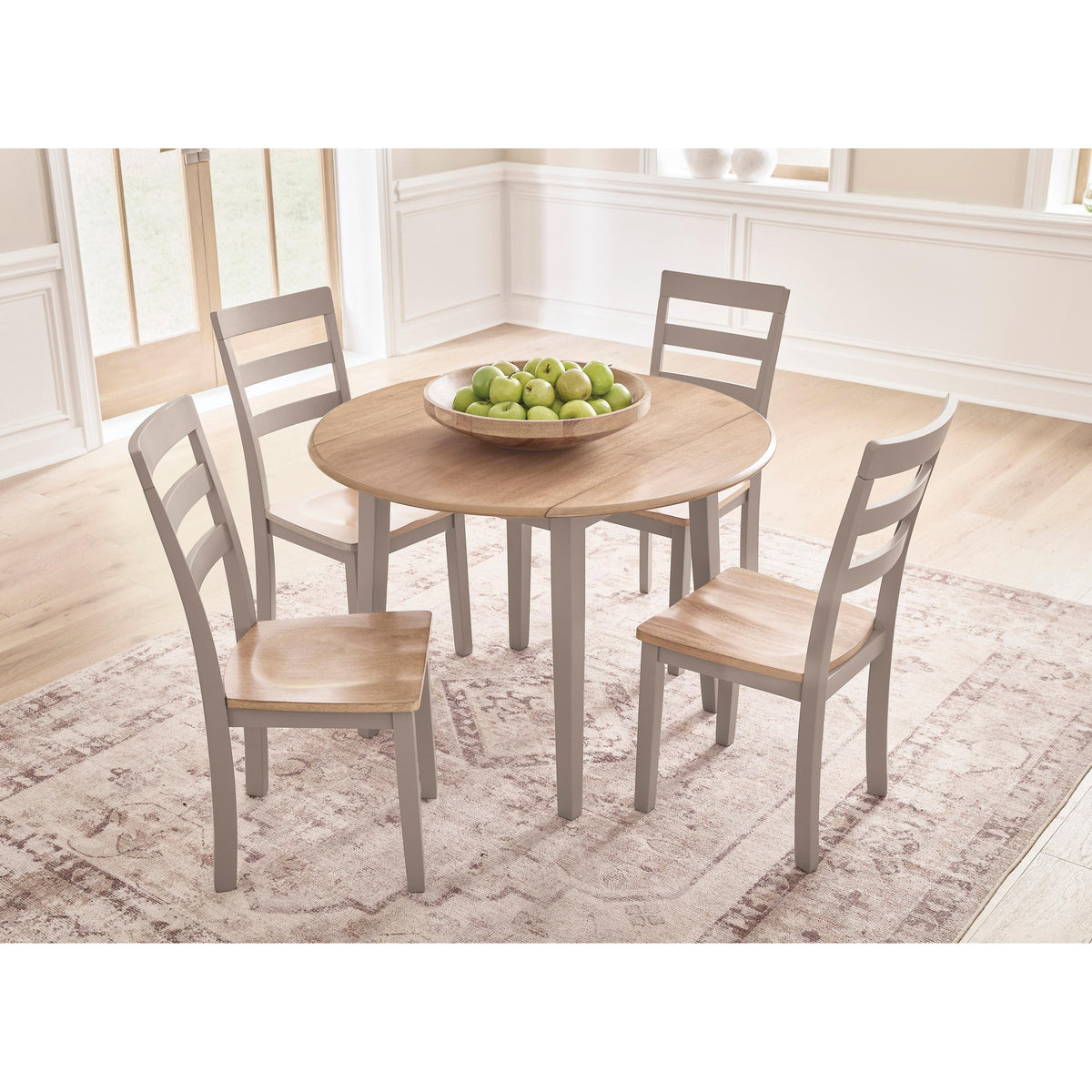 Signature Design by Ashley Harperfeld PCD403 5 pc Dining Set IMAGE 2