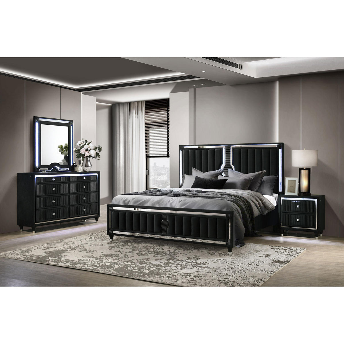 Coaster Furniture Ravenne 223191Q-S4 6 pc Queen Panel Bedroom Set IMAGE 1