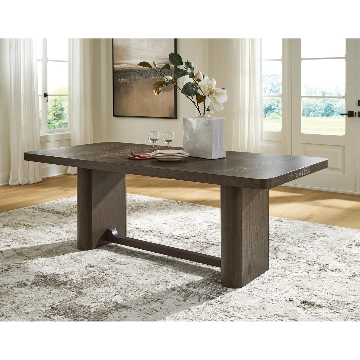 Signature Design by Ashley Radkin PCD843 11 pc Dining Set IMAGE 2