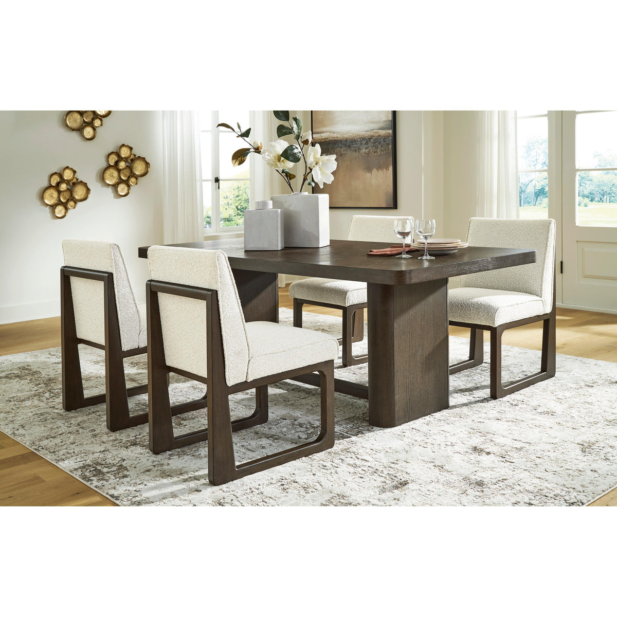 Signature Design by Ashley Radkin PCD843 5 pc Dining Set IMAGE 2