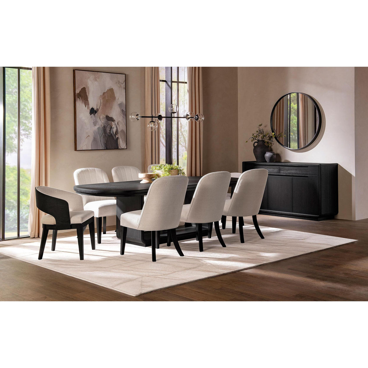 Coaster Furniture Leandro 115391-S9 9 pc Dining Set IMAGE 1