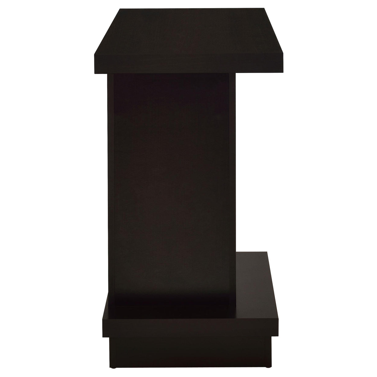 Coaster Furniture Reston 705169 Engineered Wood Pedestal Console Table - Cappuccino IMAGE 5
