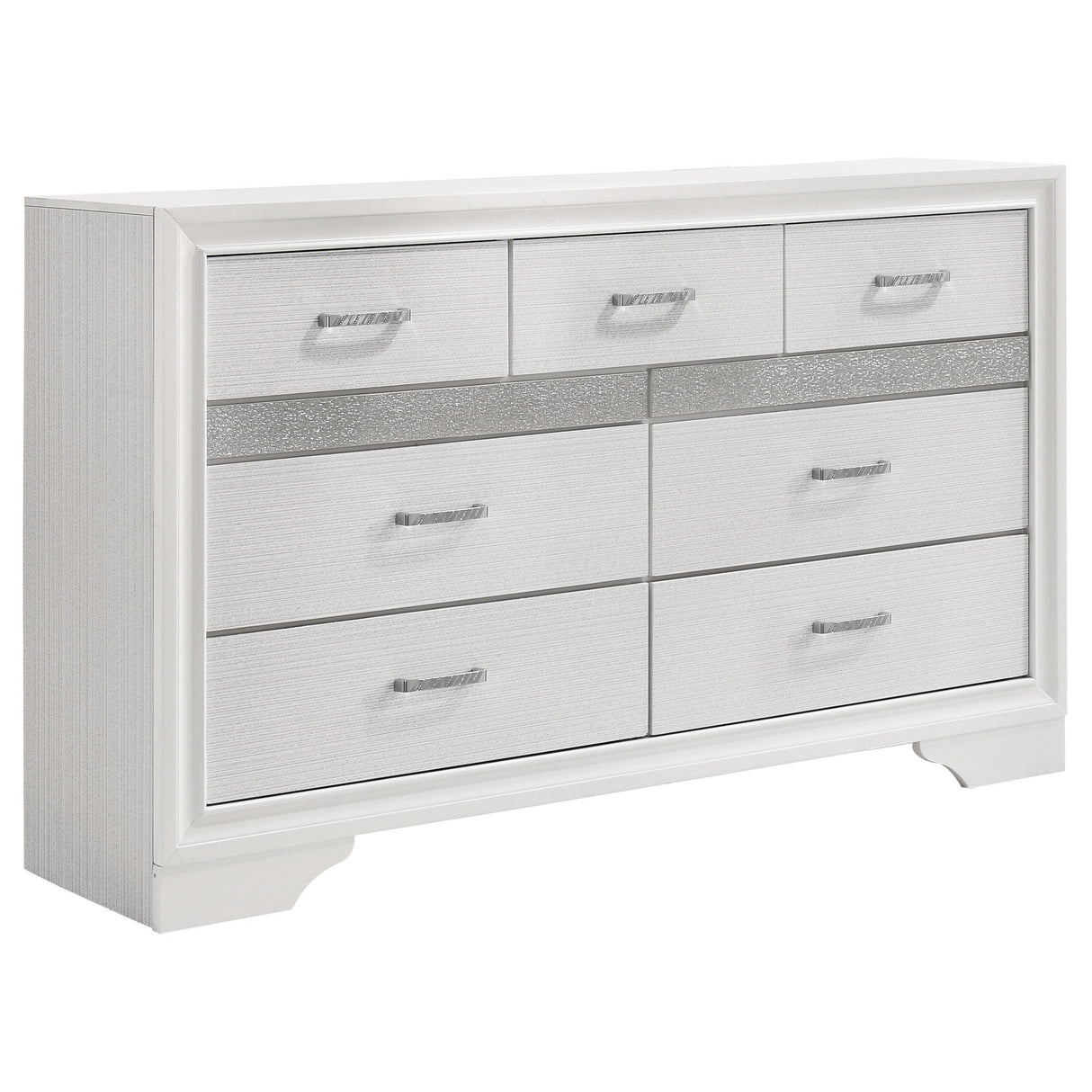 Coaster Furniture Miranda 205113 7-Drawer Dresser - White IMAGE 1