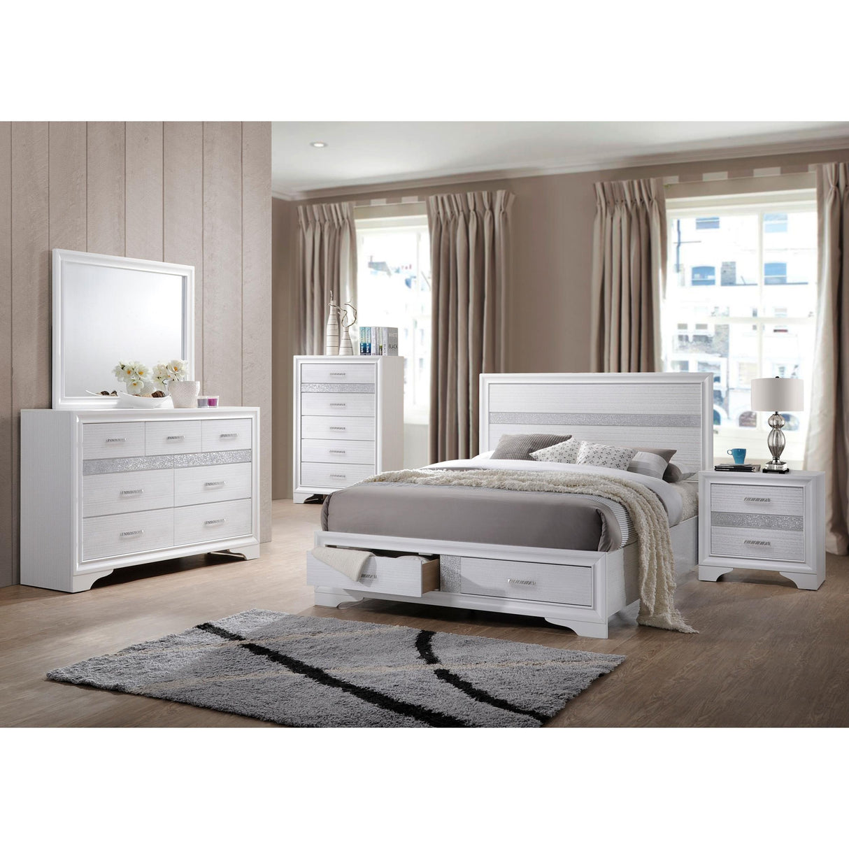 Coaster Furniture Miranda 205113 7-Drawer Dresser - White IMAGE 10