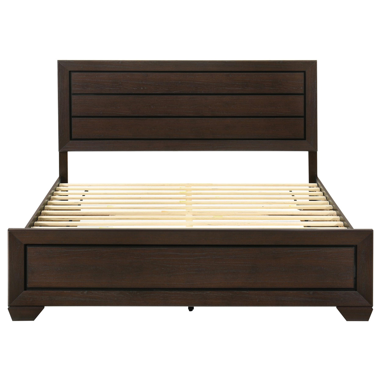 Coaster Furniture Kauffman 204390KE Wood Eastern King Storage Panel Bed - Dark Cocoa IMAGE 5