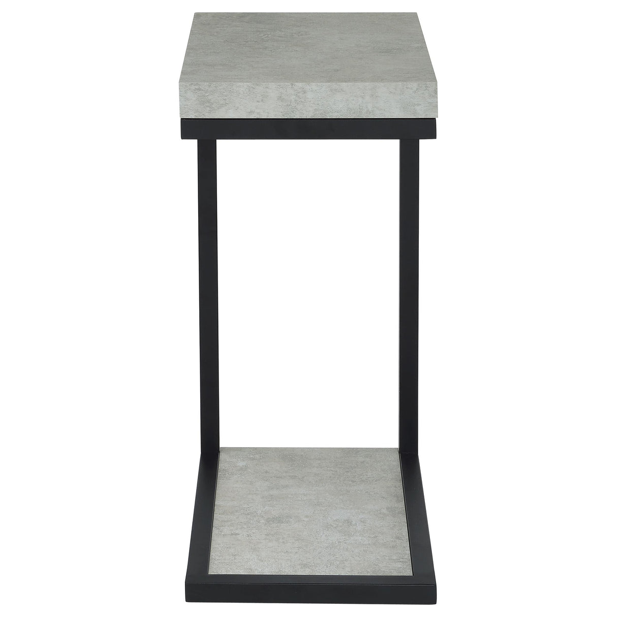 Coaster Furniture Beck 902933 Engineered Wood C-Shape Sofa Side Table - Cement IMAGE 2