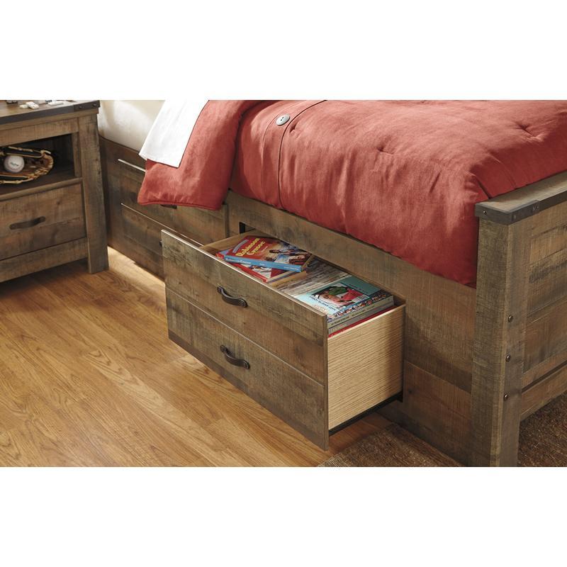 Signature Design by Ashley Trinell B446-50 Under Bed Storage with Side Rail IMAGE 2