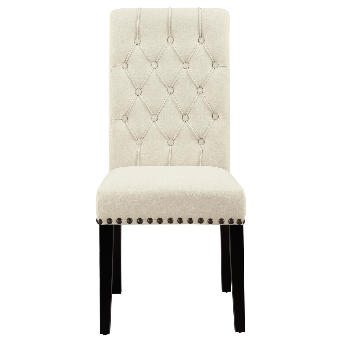 Coaster Furniture Alana 190162 Fabric Upholstered Dining Side Chair - Beige (Set of 2) IMAGE 3