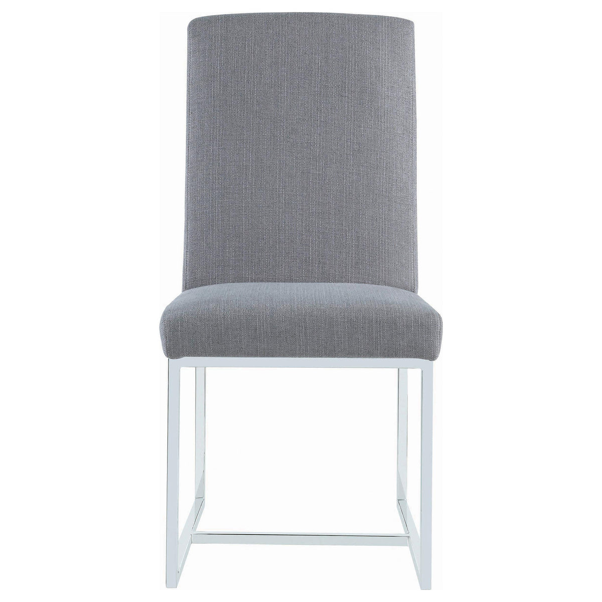 Coaster Furniture Mackinnon 107143 Upholstered Dining Side Chair - Grey (Set of 2) IMAGE 3
