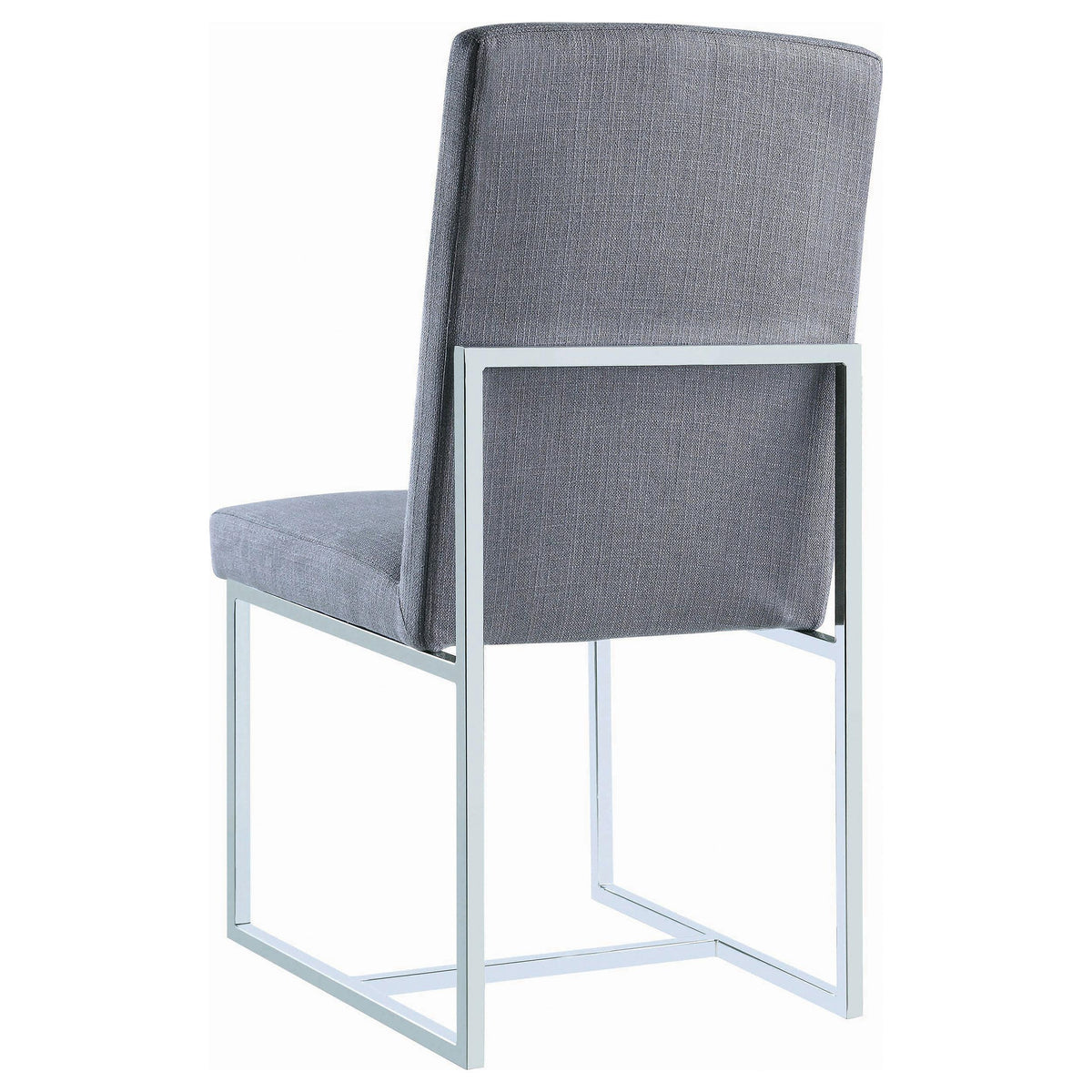 Coaster Furniture Mackinnon 107143 Upholstered Dining Side Chair - Grey (Set of 2) IMAGE 6
