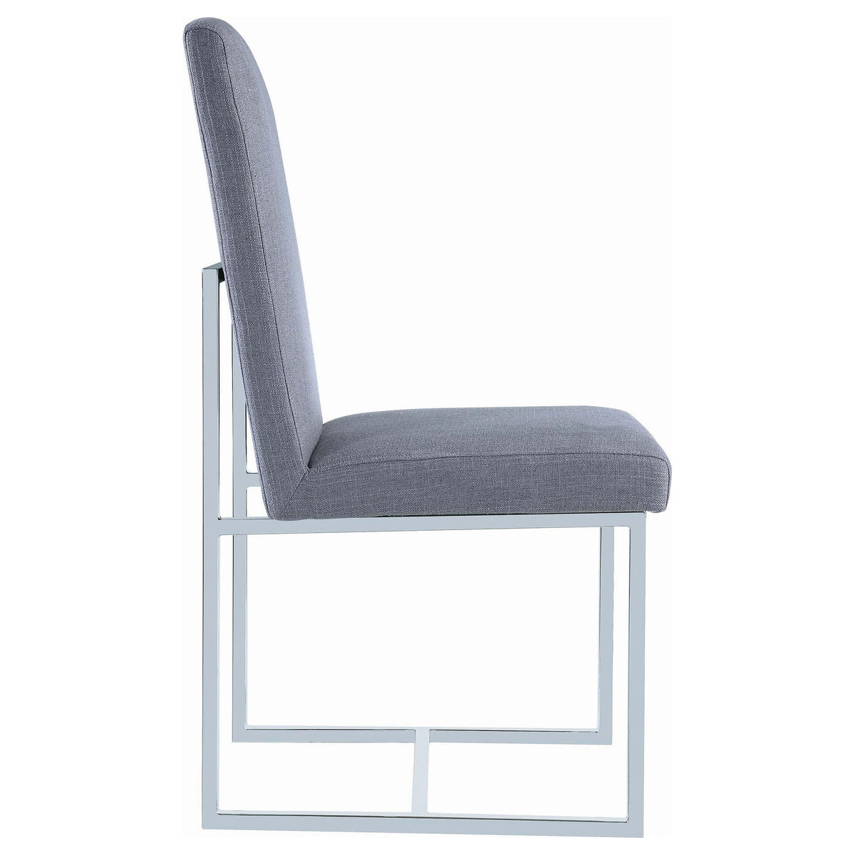 Coaster Furniture Mackinnon 107143 Upholstered Dining Side Chair - Grey (Set of 2) IMAGE 8