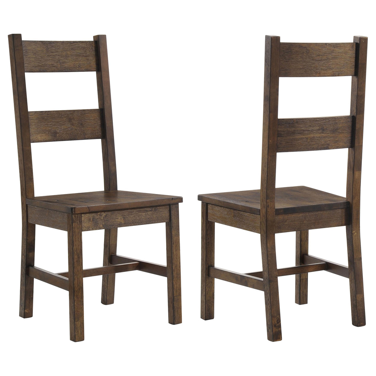 Coaster Furniture Coleman 107042 Dining Side Chair - Rustic Golden Brown (Set of 2) IMAGE 1