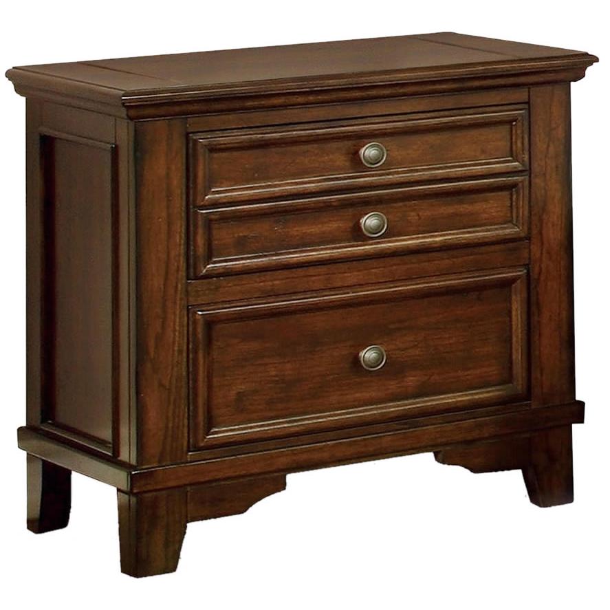 Furniture of America Chelsea 2-Drawer Nightstand CM7781N IMAGE 1