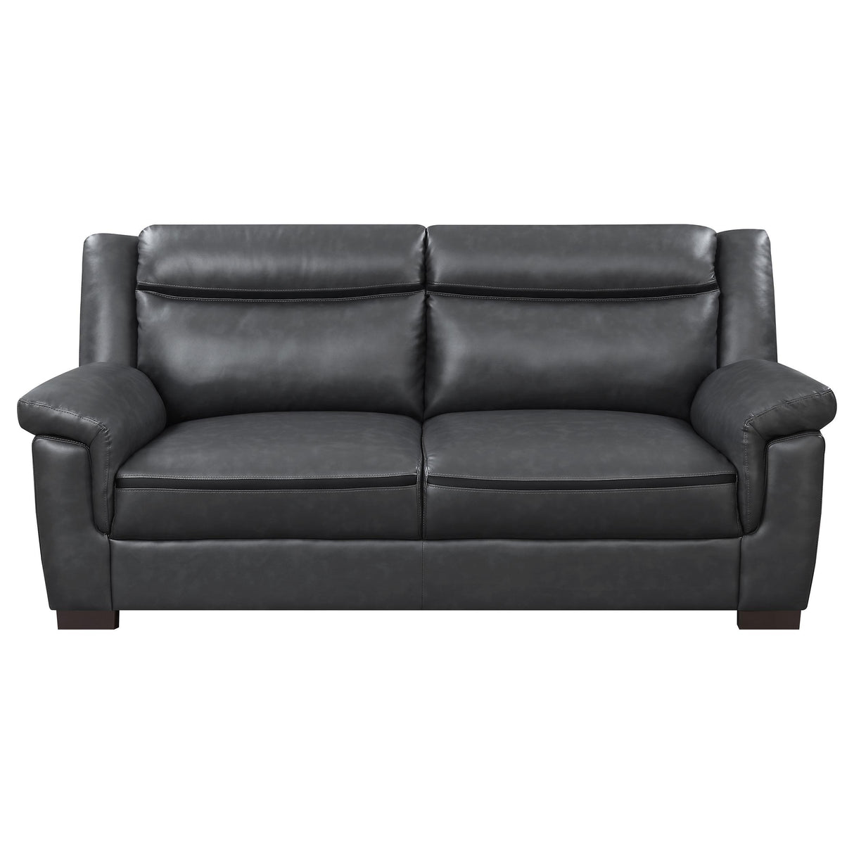 Coaster Furniture Arabella 506591 Upholstered Padded Arm Sofa - Grey IMAGE 2