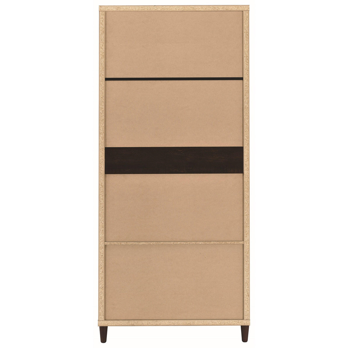 Coaster Furniture Wadeline 950724 2-door Tall Accent Storage Cabinet - Rustic Tobacco IMAGE 4