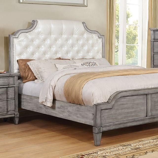 Furniture of America Ganymede Queen Upholstered Bed CM7856Q-BED IMAGE 1